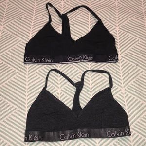 Calvin Klein sports bras